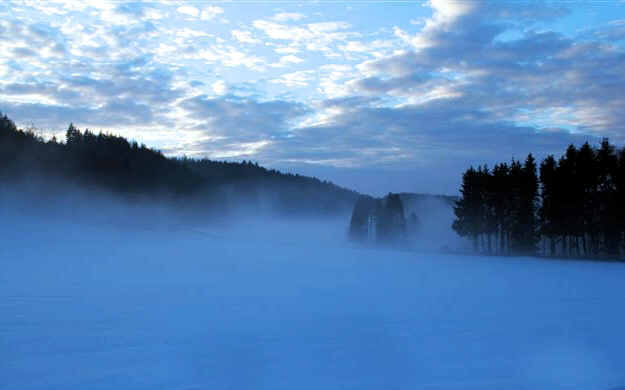 Winterlandschaft bei Roding